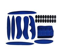 kowaku 27 Piezas Almohadillas de Casco Reemplazo Forro Cómodo para Casco Relleno de Esponja EVA Lavable Kit de Colocación Universal Material Y, Azul