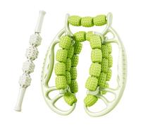 kowaku 29 ruedas Fascia Muscle Rollers Masajera de pierna Roller Circular Custswn -Phappors para piernas, Verde