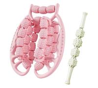 kowaku 29 ruedas Fascia Muscle Rollers Masajera de pierna Roller Circular Custswn -Phappors para piernas, Rosa
