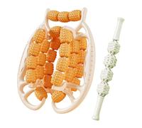 kowaku 29 ruedas Fascia Muscle Rollers Masajera de pierna Roller Circular Custswn -Phappors para piernas, Naranja