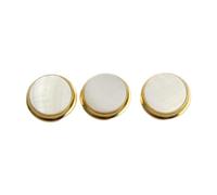 kowaku 3 Piezas de Válvulas para Trompeta, Fáciles de Instalar, Botones de Cobre para Dedos, Cubierta de Llave de Trompeta para Práctica, Concierto Y Escenar, Blanco