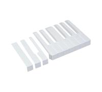 kowaku 52 Piezas de Cubiertas para Teclas de Piano, Almohadillas de Repuesto, Kit de Mantenimiento, Teclas de Repuesto, Accesorio de Teclado con Superficie L, 51mm