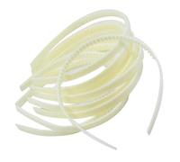 kowaku 5x 10pcs 10mm Plástico Alice Diademas Accesorio para El Cabello DIY