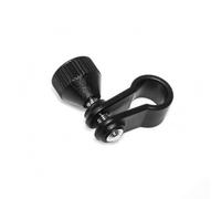 kowaku Abrazadera Negra Compacta Ajustable Soporte Clip Circular Negro Soporte con Tornillo para Buceo, 22mm