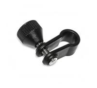 kowaku Abrazadera Negra Compacta Ajustable Soporte Clip Circular Negro Soporte con Tornillo para Buceo, 20mm