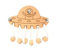 kowaku Accesorios Busy Board Juguete Sensorial Tablero Didáctico Piezas de Madera Educativo Manual Entrenamiento de Motricidad Fina Y Percepción a, talón