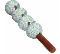 kowaku Almohada Larga Cuerpo Cojín Amortiguador Respaldo Almohadón Lateral para Dormir con Secciones de Fruta Ajustables Relleno Elástico Que Abrazar, Verde, 100CM