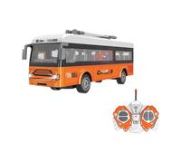 kowaku Autobús eléctrico a Control Remoto para niños, autobús Urbano a Control Remoto, simulación 1:30, Regalos con Luces realistas, Modelo de Juguete, Autobús Urbano Naranja