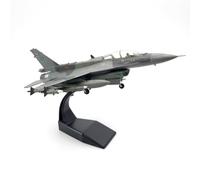 kowaku Avión Militar a Escala corativo Maqueta Avión con Base Exhibición Compacto Juguete para Oficina, 1/72 F16D Modelo Estándar