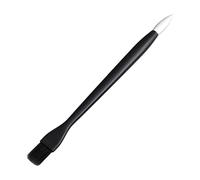 kowaku Bolígrafo para dibujar y rascar, bolígrafo para rascar, pincel limpio de doble punta, accesorios para, herramienta de dibujo, Negro Plata