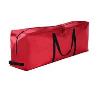 kowaku Bolsa de Almacenamiento para Corona Navideña con Manijas Material Impermeable Fácil de Limpiar Oxford 210D Adecuada para Uso en, Rojo 165x38x76cm