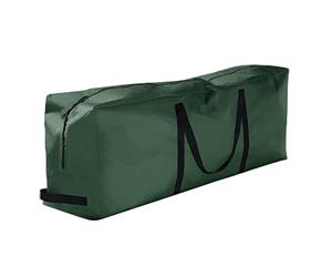 kowaku Bolsa de Almacenamiento para Corona Navideña con Manijas Material Impermeable Fácil de Limpiar Oxford 210D Adecuada para Uso en, Verde 122x38x51cm