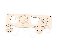 kowaku Busy Board Tablero Sensorial Madera Juguete Educativo para Aprendizaje Temprano Rompecabezas Manual Concentración y Percepción