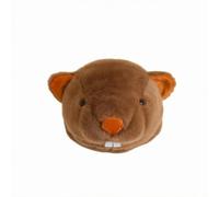 kowaku Cabeza Castor Incisivos Blancos Gorro Castor Peluche Accesorio Disfraz