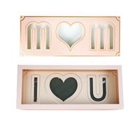 kowaku Caja floral en forma de mamá, caja de flores del día de la madre, Rosa