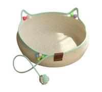 kowaku Cama para Mascotas Elaborada con Cuerda Resistente Y Lavable Ideal para Gatitos Y Cachorros Que Gustan de Rascar, L