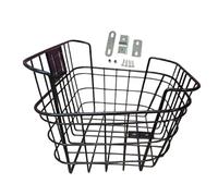 kowaku Cesta para Bicicleta eléctrica, portaequipajes Delantero y Trasero, Ligera, Resistente, de Alambre de Metal, Elegante, Universal, para Ciclismo.