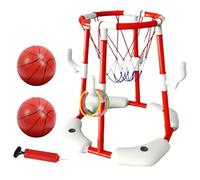 kowaku Children Piscina Baloncesto Juguete Aro Pelota Anillo Base Estable Función de Mejorar Coordinación Adecuado para Juegos Diversión Exterior Actividades Dentro del Hogar, Red