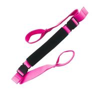 kowaku Cinta Estiramiento Correa Elástica Banda Ajustable Neopreno Función Elasticidad Resistencia Adecuado para Entrenamiento Ejercicios, Rosa Roja
