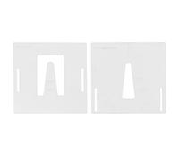 kowaku Conjunto de Plantilla de Enrutamiento de Juntas de Cuello Acústico para Accesorios de Guitarra