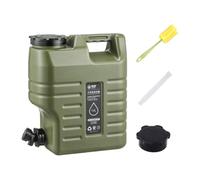 kowaku Contenedor de Agua Portátil Resistente con Grifo Almacén para Bebidas 12L Bidón Tapa Sellada Fácil Limpieza Resistente a Fugas Adecuado para Camping E, Verde