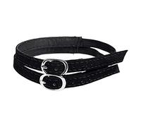 kowaku Correa para zapatos de práctica y desmontable para mujer Accesorios de cordones flexibles y antisueltos, ante negro