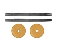 kowaku Correas de cuero para platillos, con almohadillas, suave, para marchar, mango de platillo, 2 uds, Marrón claro