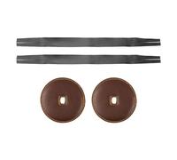 kowaku Correas de cuero para platillos, con almohadillas, suave, para marchar, mango de platillo, 2 uds, marron oscuro