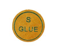 kowaku Cue Tip Laminado de Cuero Sintético Accesorio para Stick de Billar y Pool Proporciona Densidad Homogénea y Efectos Intensos Adecuado para, Amarillo 11mm Suave
