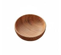 kowaku Cuenco de Madera Tazón Recipiente Vajilla Multiuso para Ensaladas Arroces y Tentempiés Acabado Pulido y Borde Redondeado Adecuado para Comidas Diarias, 22 Cm Diámetro X 7.5 Cm Altura