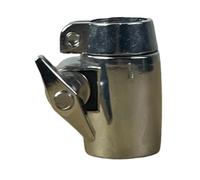 kowaku Cymbal Stand Tube Joint Unión de Tubo para Soporte de Platillo con Montaje Seguro Pieza de Repuesto Metálica Cerradura Lateral Accesorio para Percusió, 22 Mm a 19 Mm