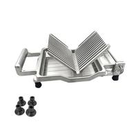 kowaku de Queso Rebanador Manual Rebanadora Laminador Fatiador Estructura Sólida de Acero Inoxidable 304 y Aluminio Cortes Consistentes y Rápidos Montaje, 20mm, Máquina De Queso Con Ventosa B 20mm