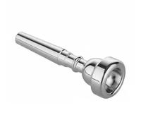 kowaku de Trompeta Pabellón Copa Estándar Accesorio de Instrumento Latón Chapado Tacto Suave Sonido Brillante Ahorra Esfuerzo Adecuada para Estudiantes, Plata, 7C