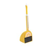 kowaku Escoba para Niños Set de Juguetes de Limpieza Infantil Mini Escoba Recogedor Material Seguro PP Adecuado para Desarrollo Motriz Hogar Juego en, Limon Amarillo
