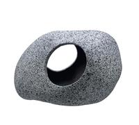 kowaku Escondite para acuarios con Dos Aberturas y Tubo de Arcilla, 8.3 Cm X 6.7 Cm X