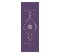 kowaku Esterilla Esterilla para Pilates Caucho Antideslizante Colchoneta Antiderrapante Tapete para Yoguis, Gimnasio, Púrpura Oscuro