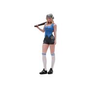 kowaku Figura Niña con Bate Pintado a Mano Figura Femenina en Miniatura Realista Figurita para Molistas, Diorama, Exhibición, Pintado con Rasgos Faciales, 1/24