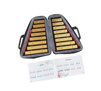 kowaku Glockenspiel de 16 notas, Piano de juguete portátil, xilófono de Metal para niños, instrumento de percusión para lecciones de música al aire libre