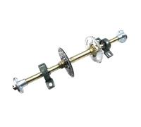 kowaku Go Kart Eje Trasero Ensamblaje Componente Núcleo Kit Freno Sprocket Montado Función Tracción Adaptabilidad para Entusiastas Modificación Vehículos Garage, 71CM, Brida 5 Pulgadas