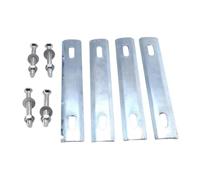 kowaku Junta de fijación para Cesta de sillín Trasero, Juego de Tornillos para portabicicletas, Pernos Largos de Montaje, Accesorios para Cesta Trasera de
