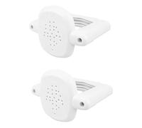 kowaku Kit de 2 Adaptadores para Puerta Retráctil, Base para Escalera, Cerca para Mascotas, Blanco