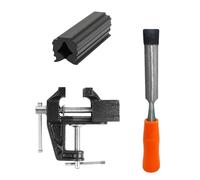 kowaku Kit de 3 Abrazaderas de Tornillo de Banco para Herramienta de Extracción de Cinta de Palos de Golf, Abrazadera de Goma de Repuesto de Tornillo de Banc, Naranja