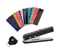 kowaku Kit de Punzón para Púas de Guitarra, Fabricante de Púas de Metal, Portátil, Fácil de Usar, Piezas de Púa, B