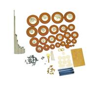 kowaku Kit de Reparación para Saxofón Alto con Piezas de Repuesto Herramientas de Mantenimiento Accesorios de Viento Madera Incluye Almohadillas Y Rodillos, Amarillo