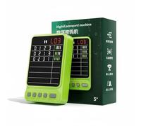 kowaku Learning Juego de Rompecabezas Numérico Máquina de Acertijos Entrenador Mental Material Guiados Adecuado para Niños Adultos Libre Educación en Casa, Verde