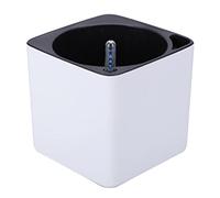 kowaku Maceta Autorriego Plástico Maceta Interior Exterior con Indicador de Agua Fácil de Usar y Diseño Moderno Adecuada para Decoración de Oficina