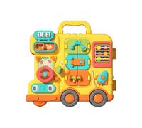 kowaku Maletín Actividades Didáctico Tablero Actividades Compacto Juguete Sensorial para Viajes, Versión con Pilas En Caja De Regalo
