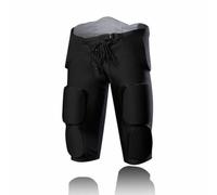 kowaku Malla Corta Protección Ajuste Cómodo Pantalón Corto Acolchado sin Rozaduras Ropa para Deportistas , 2XL , Pantalones De Fútbol Americano Acolchados para Adultos, Color Negro