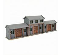 kowaku Maqueta Casa Tradicional China corativo Kit Molismo con Pintura y Pegamento Manual Kit Molo a Escala en para Aficionados Al Bricolaje