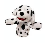 kowaku Marioneta de Mano Infantil Juguete de Peluche Muñeco Títere Marioneta Animal Suave Poliéster con Relleno de Algodón PP Fomenta Comunicación y Juego de, Blanco, Negro
